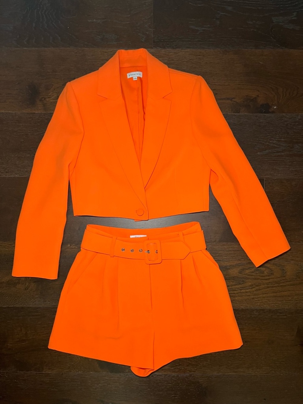 Gianni Bini Bold Orange Tailored Blazer